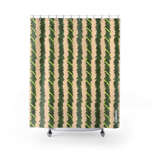 Maile & Mokihana Shower Curtain