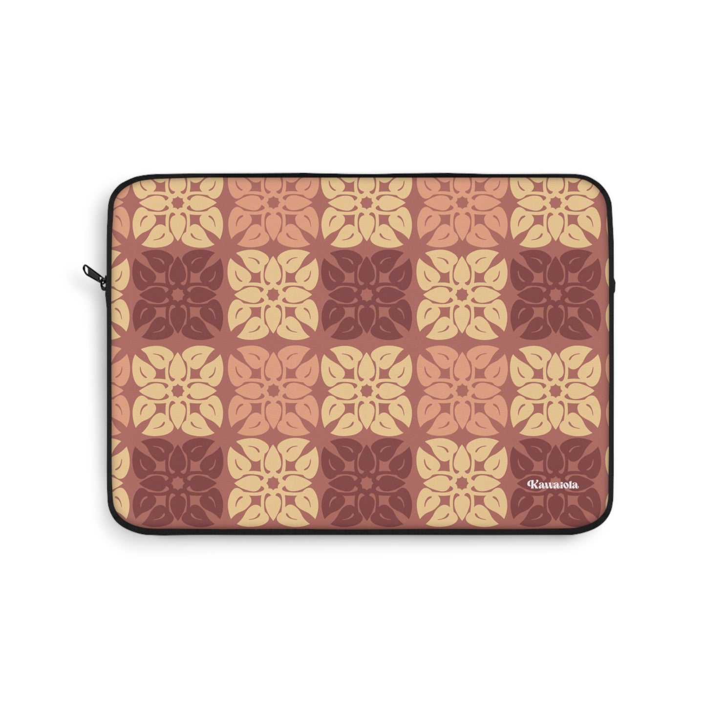 Anthurium Quilt Pattern Laptop Sleeve