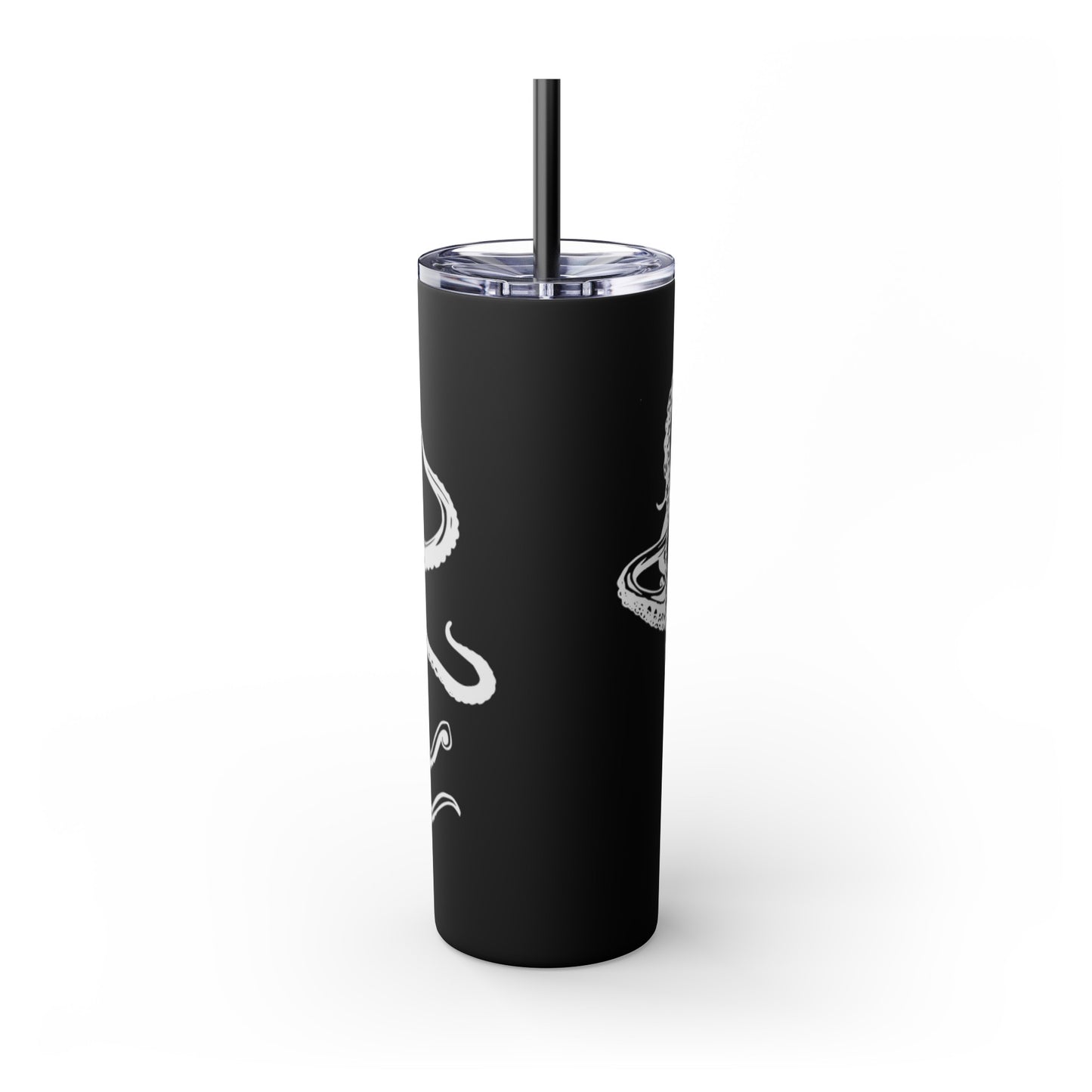 He'e Skinny Tumbler with Straw, 20oz