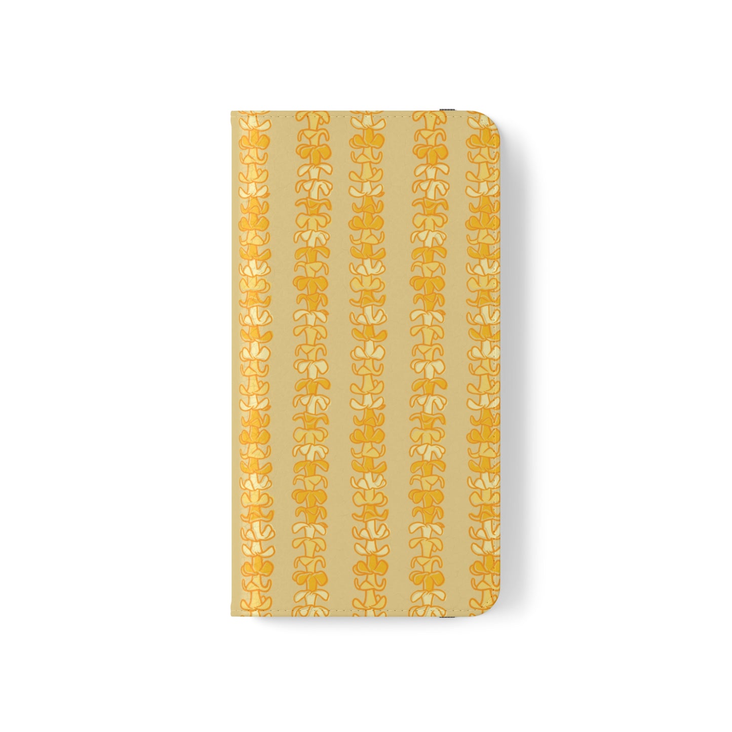 Golden Puakenikeni Lei Flip Case