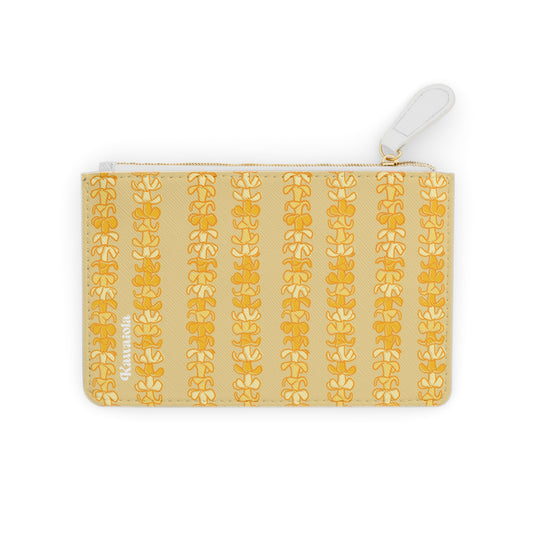 Golden Puakenikeni Lei Mini Clutch