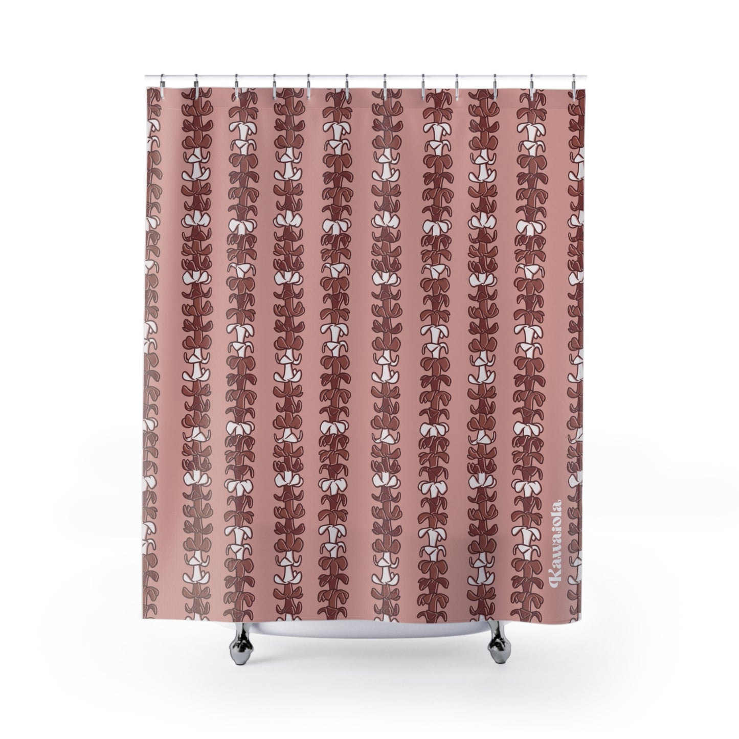 Mauve Puakenikeni Shower Curtain