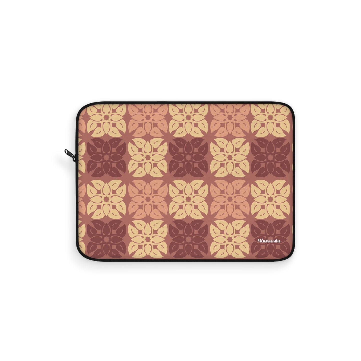 Anthurium Quilt Pattern Laptop Sleeve