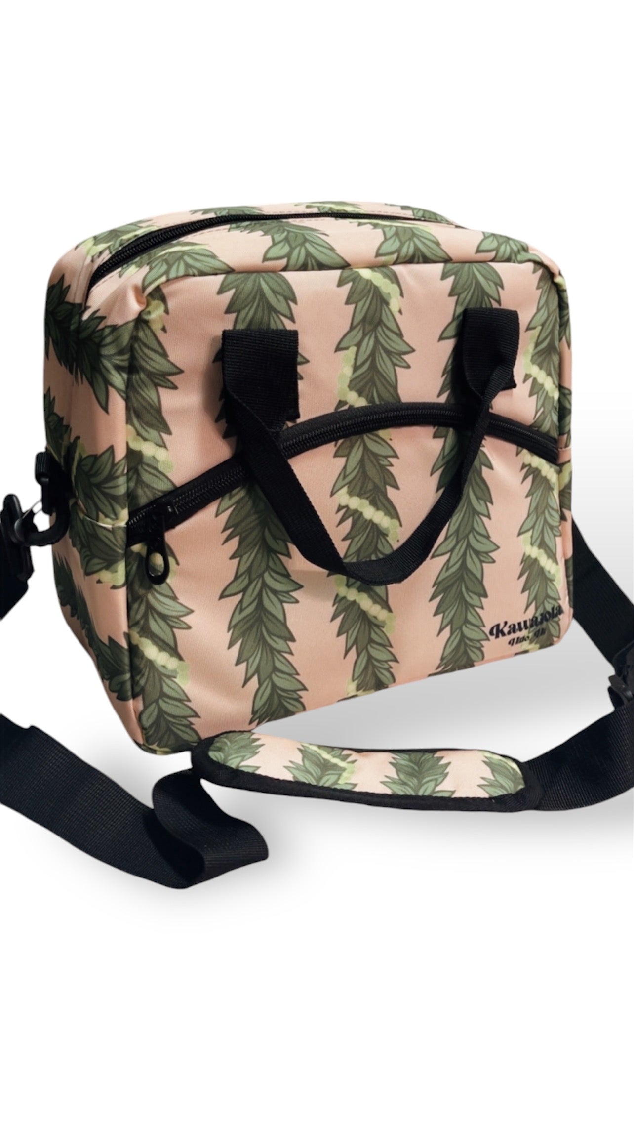 Maile & Mokihana Lei Lunch Cooler Bag