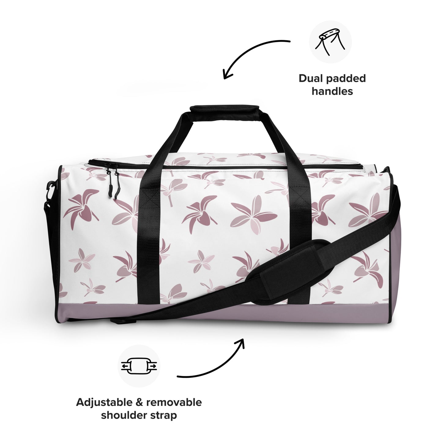 Plumeria Duffle bag