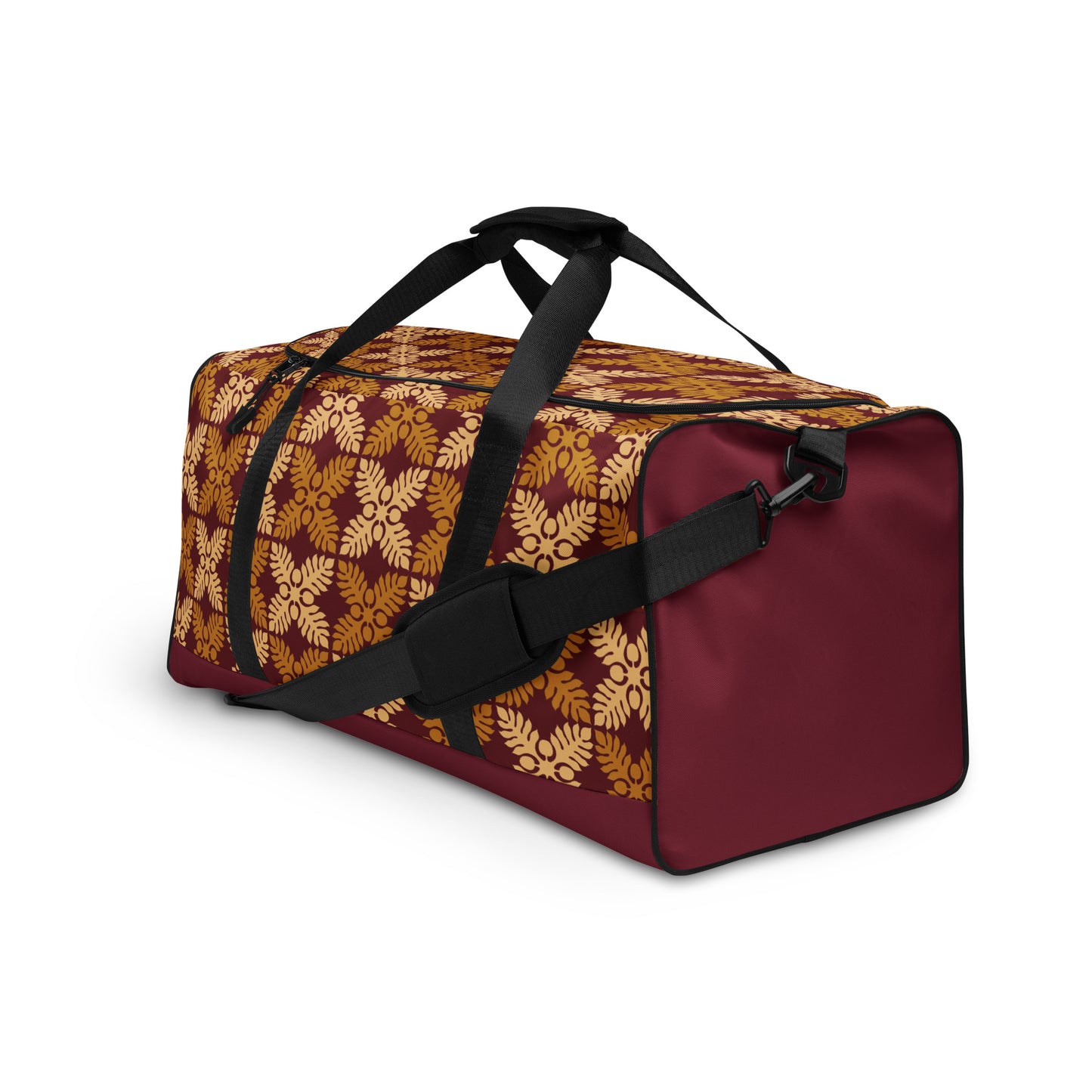 Ulu Quilt Pattern Duffle Bag