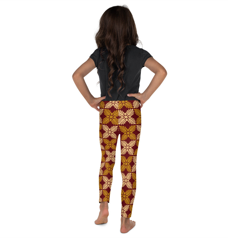 Ulu Quilt Pattern Keiki Leggings