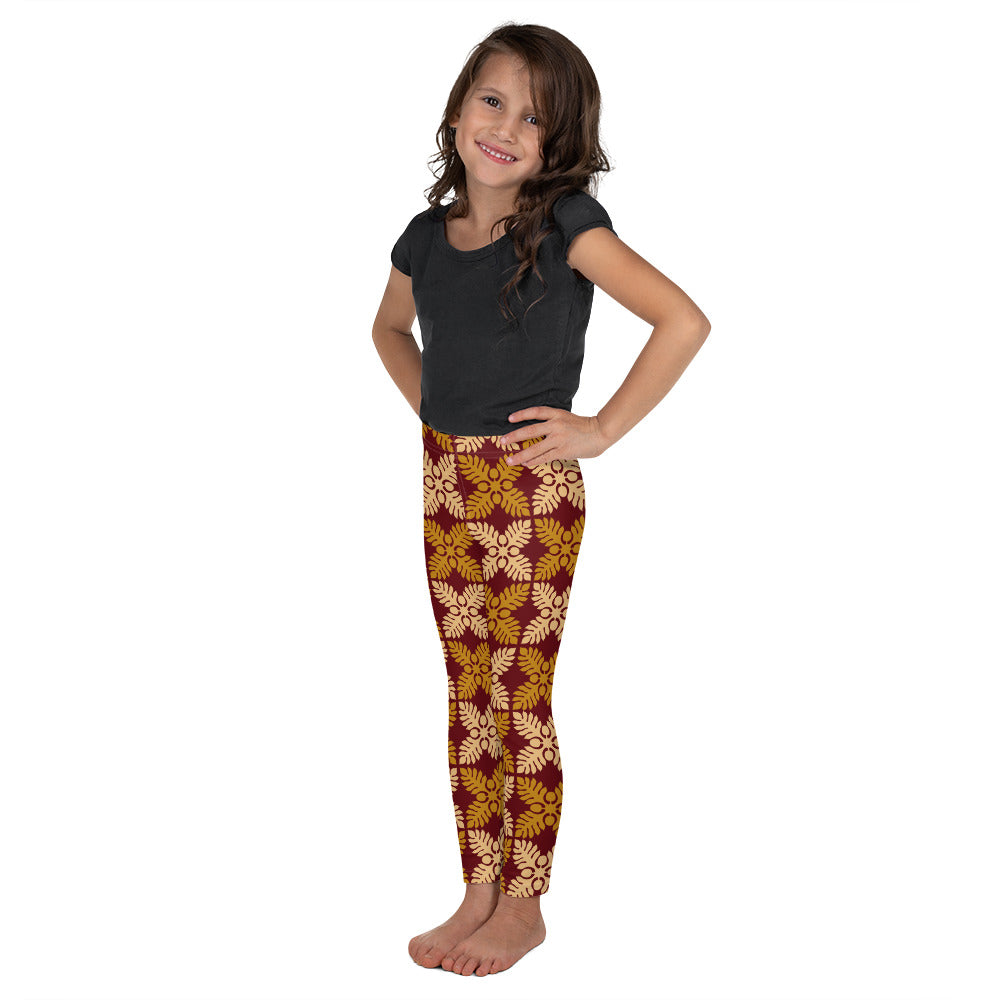 Ulu Quilt Pattern Keiki Leggings