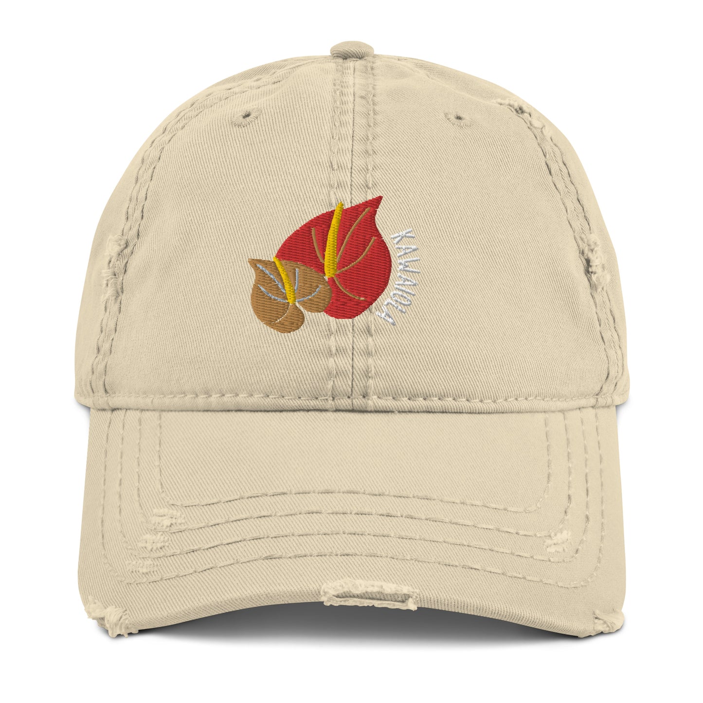 Distressed Anthurium Hat