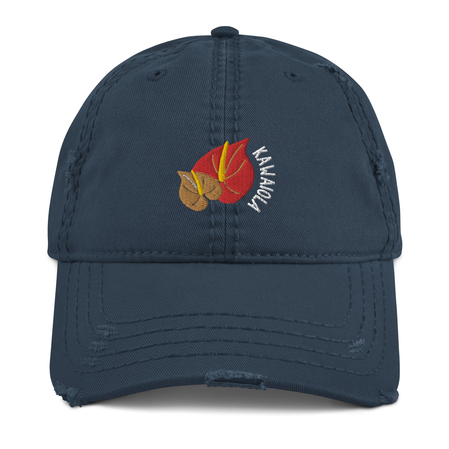 Distressed Anthurium Hat